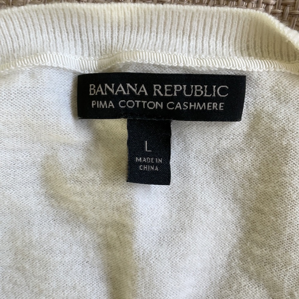 Two Banana Republic cotton cashmere cardigans - Picture 5 of 7